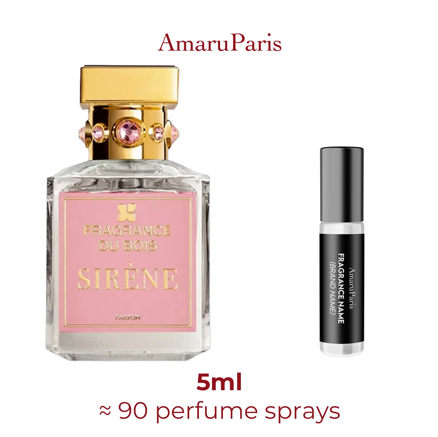 Parfum Sirène Fragrance Du Bois — échantillon 5 ml