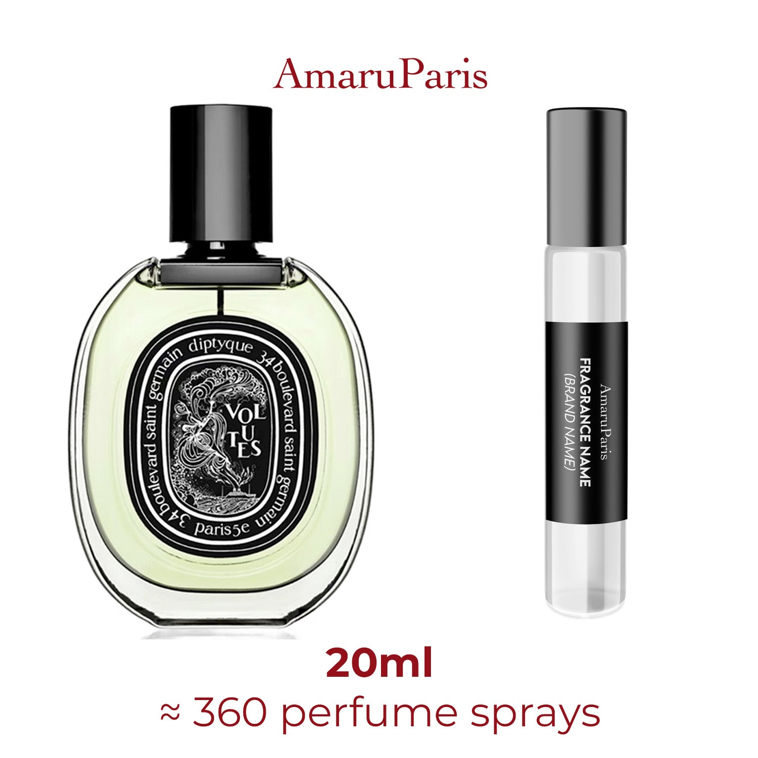 Parfum Volutes Diptyque — échantillon 20 ml
