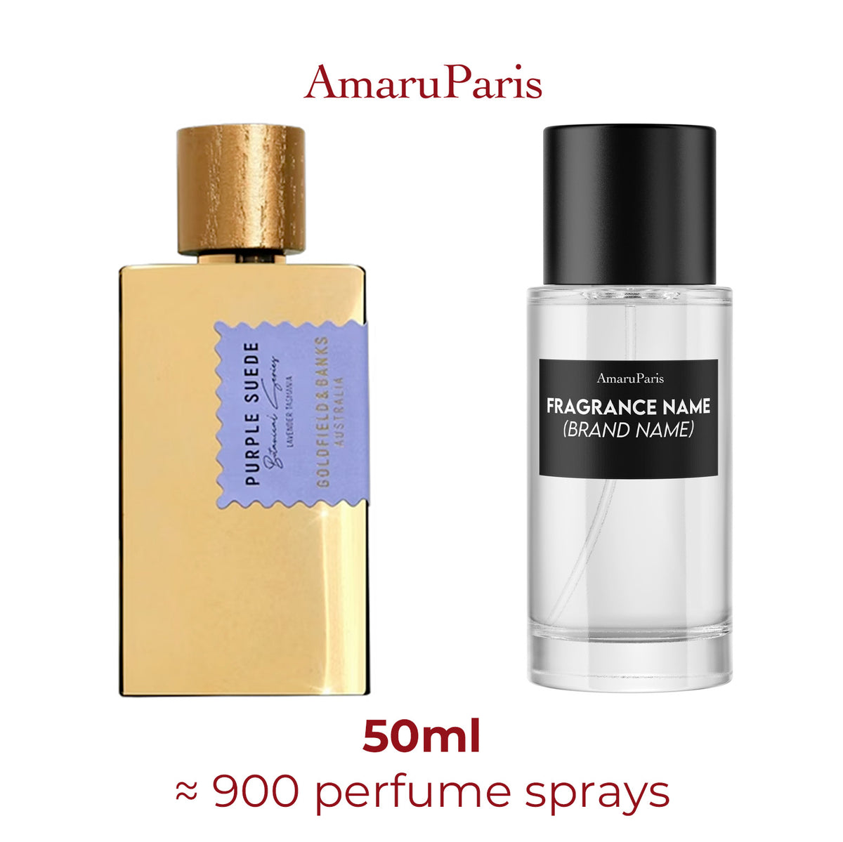 Parfum Purple Suede Goldfield & Banks Australia unisexe — échantillon 50 ml
