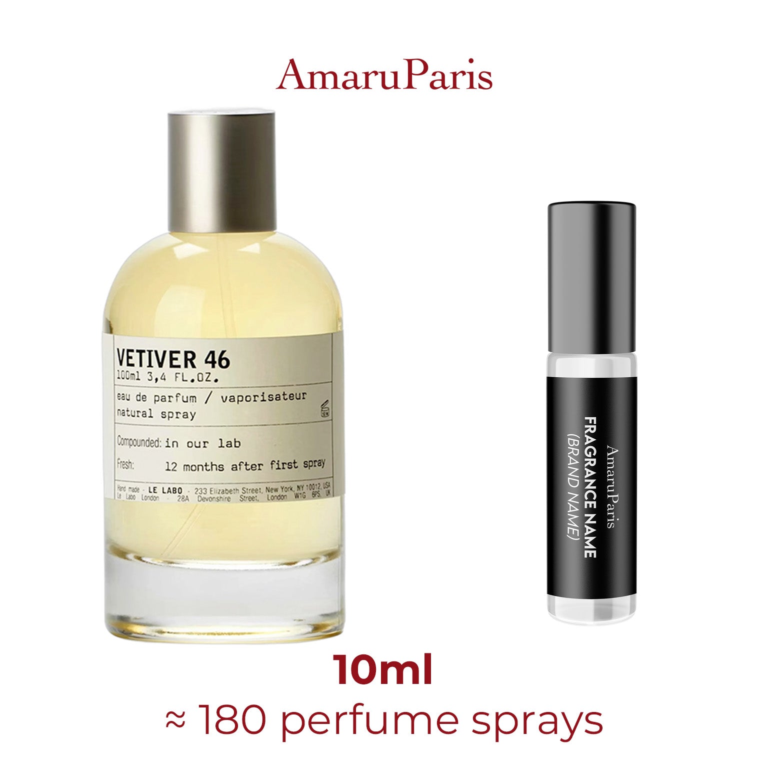 Parfum Vetiver 46 Le Labo — échantillon 10 ml