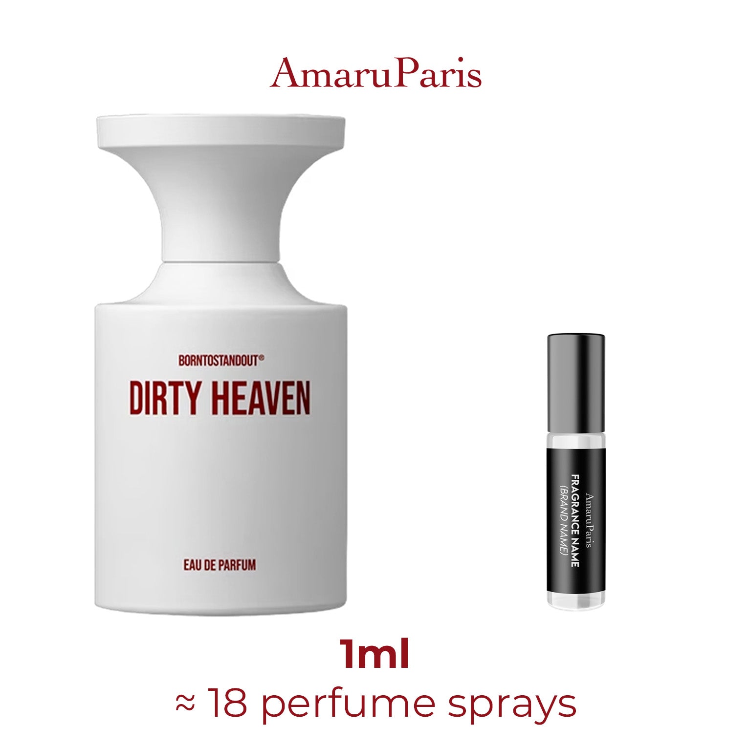 Parfum Dirty Heaven BORNTOSTANDOUT unisexe