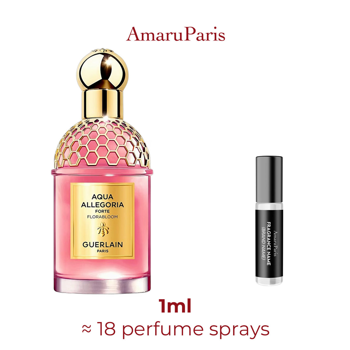 Parfum Aqua Allegoria Florabloom Forte Guerlain unisexe — échantillon 1 ml