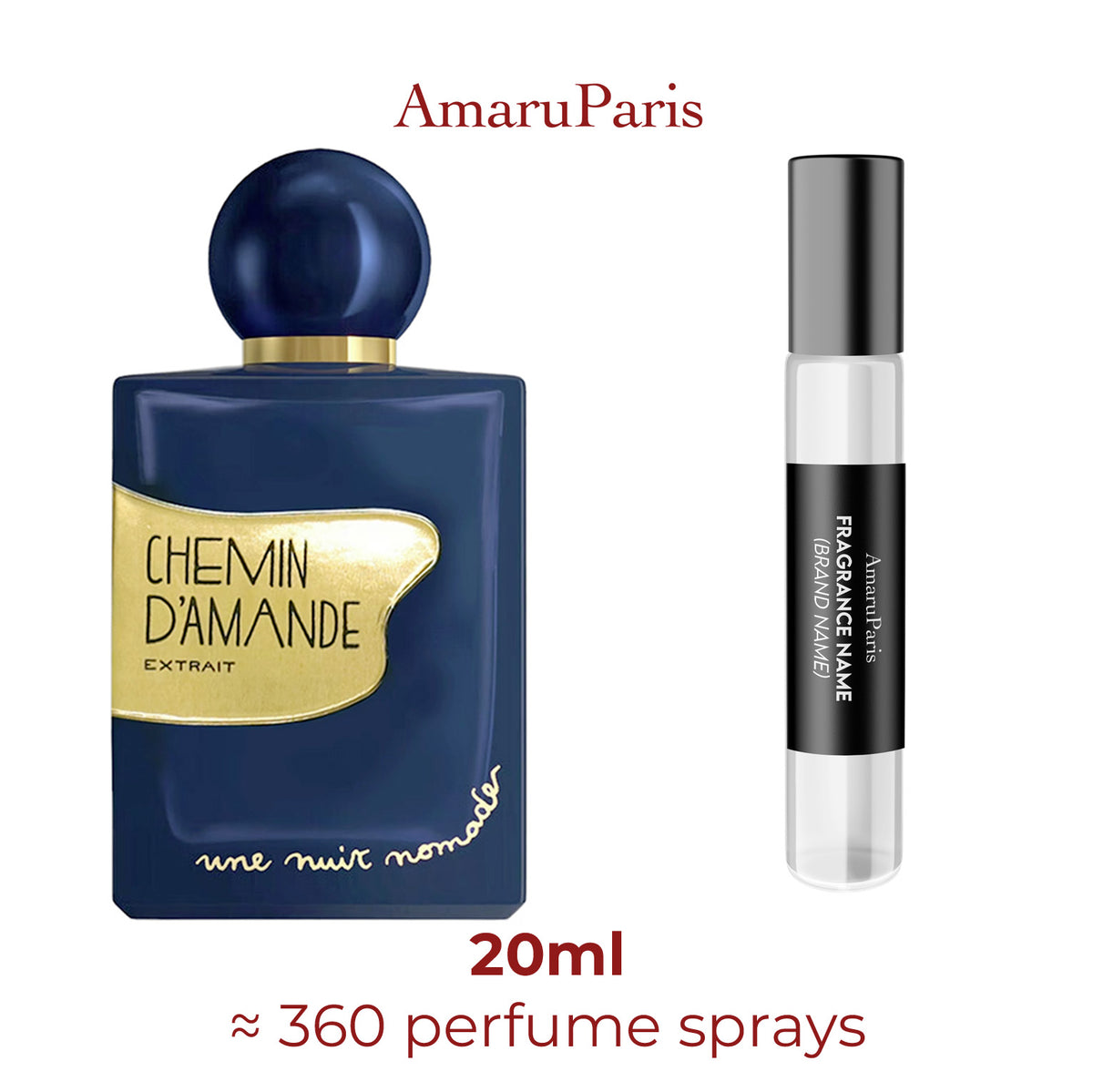Parfum Chemin d'Amande Extrait Une Nuit Nomade unisexe