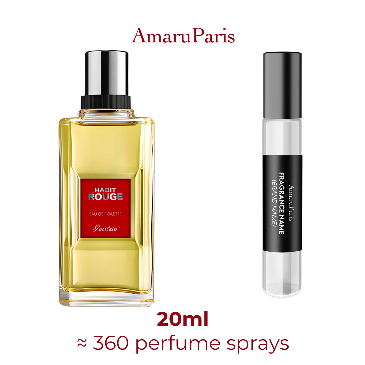 Parfum Habit Rouge Eau de Toilette Guerlain homme
