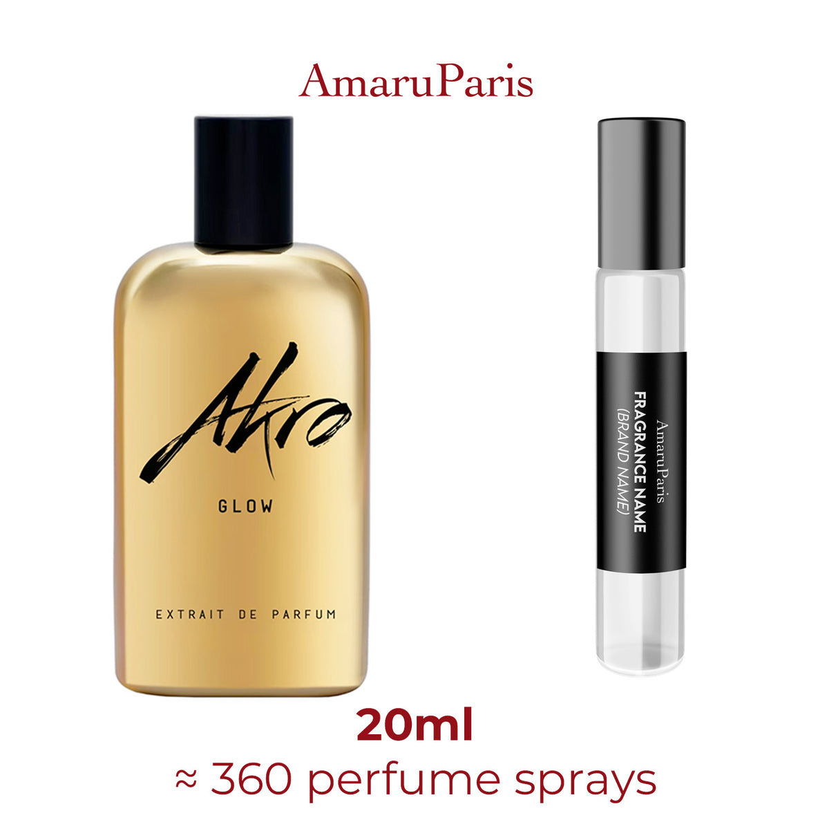 Parfum Glow Akro unisexe — échantillon 20 ml
