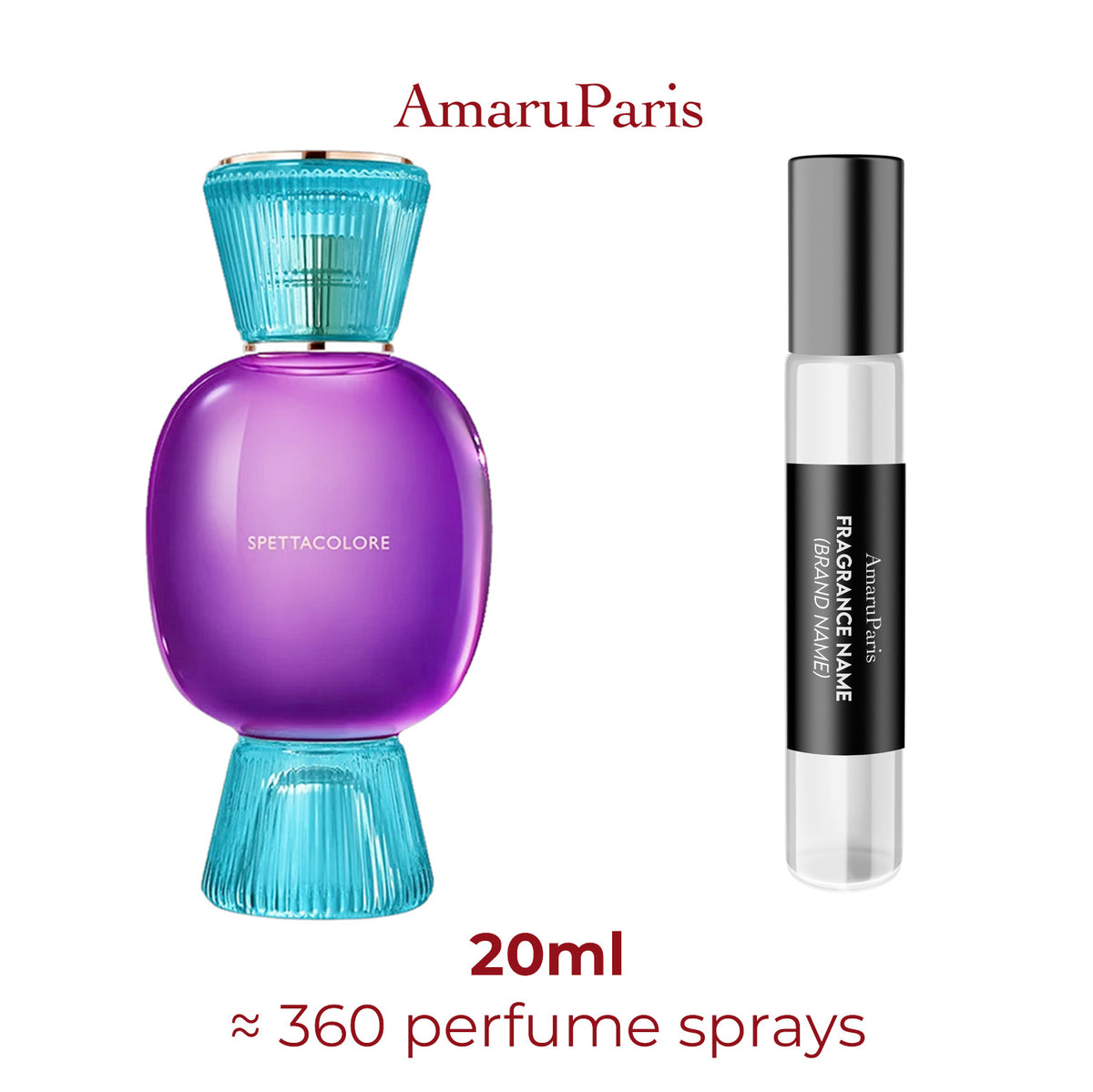 Parfum Spettacolore Bvlgari pour femme — échantillon 20 ml