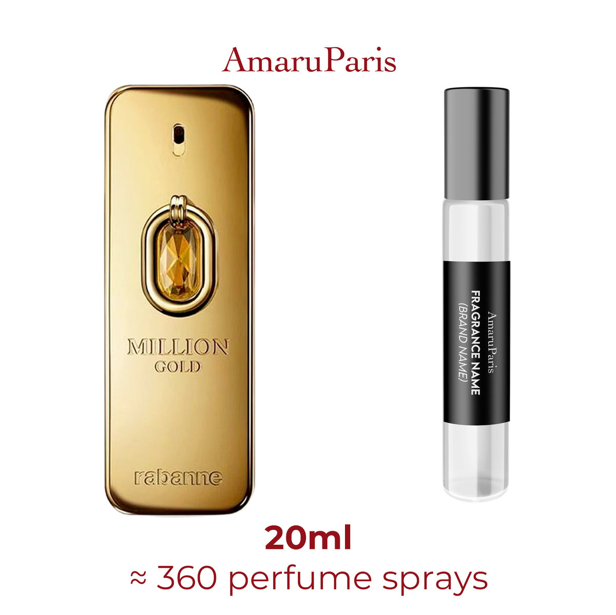 Parfum Million Gold Elixir Rabanne pour homme — échantillon 20 ml