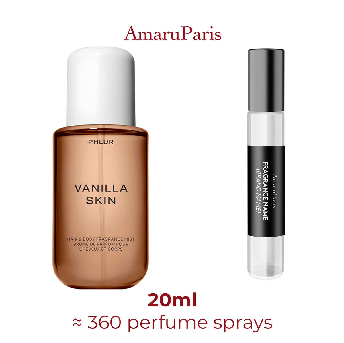 Parfum Vanilla Skin Phlur unisexe — échantillon 20 ml