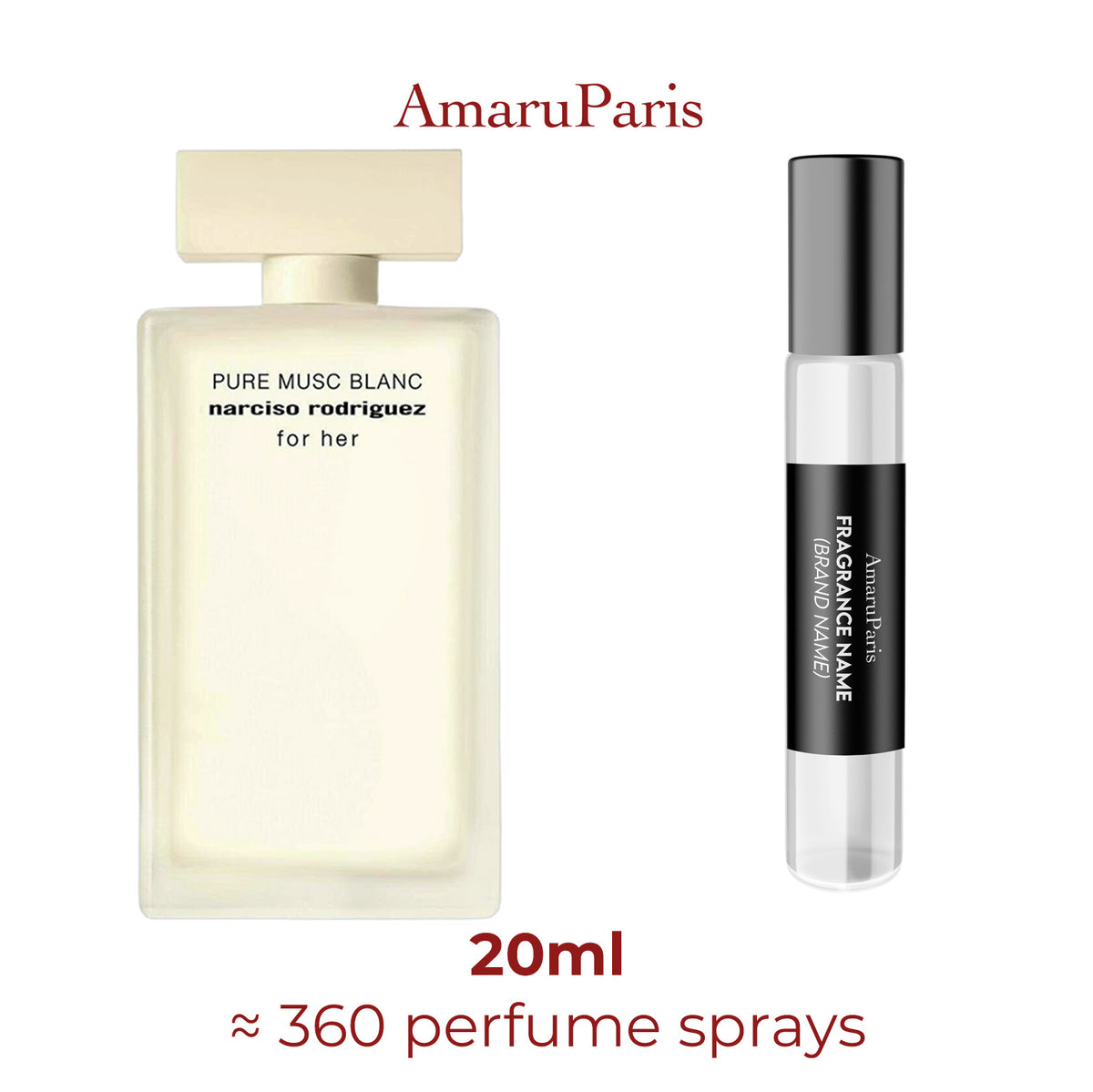 Pure Musc Blanc For Her Narciso Rodriguez échantillon 20ml