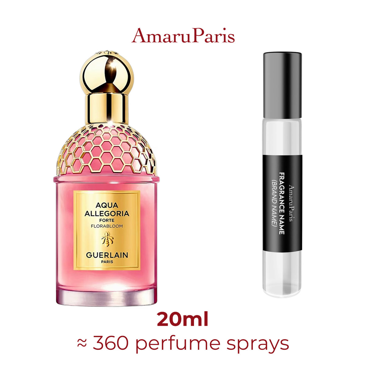Parfum Aqua Allegoria Florabloom Forte Guerlain unisexe — échantillon 20 ml