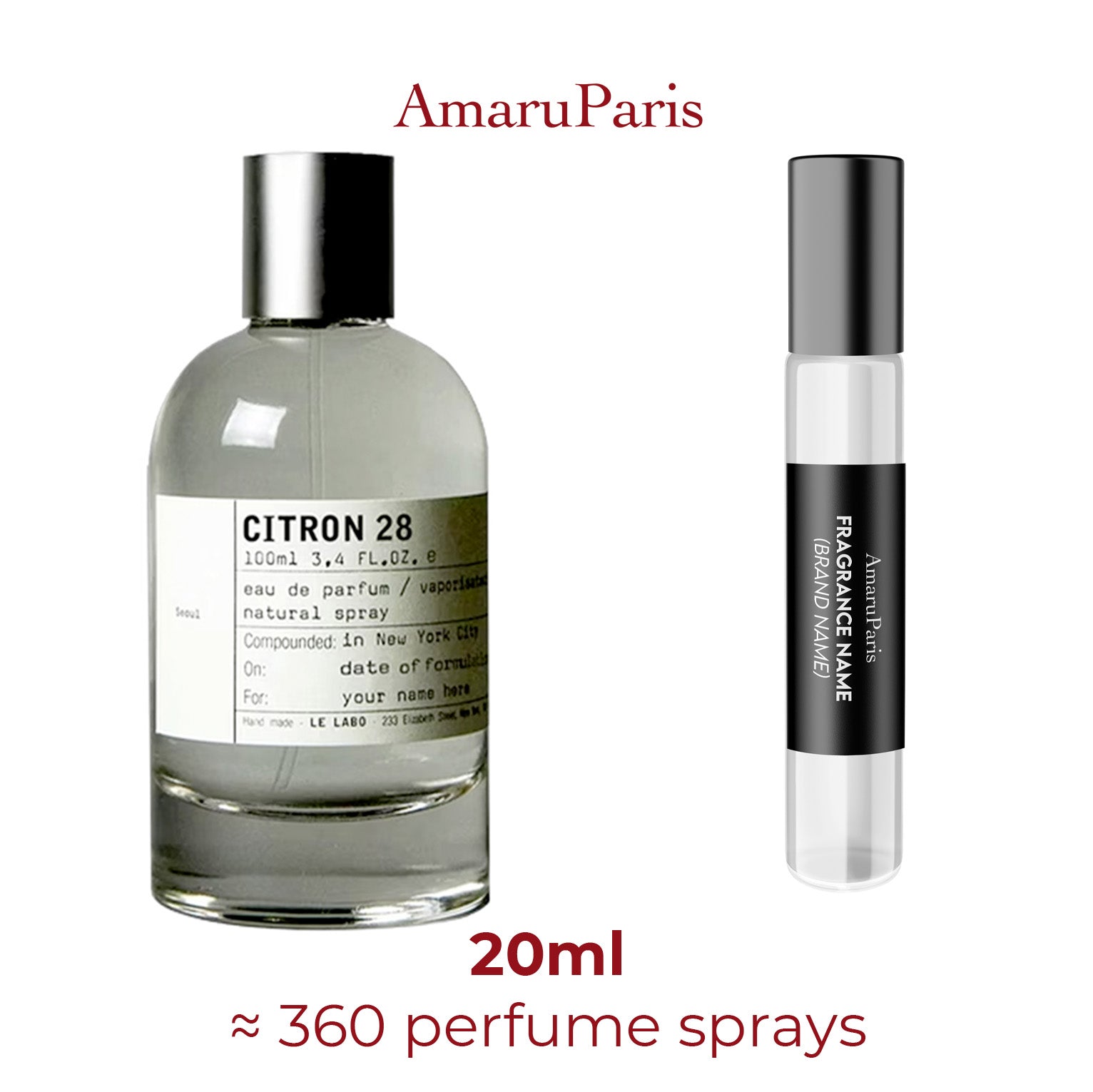 Parfum Citron 28 Seoul Le Labo unisexe AmaruParis