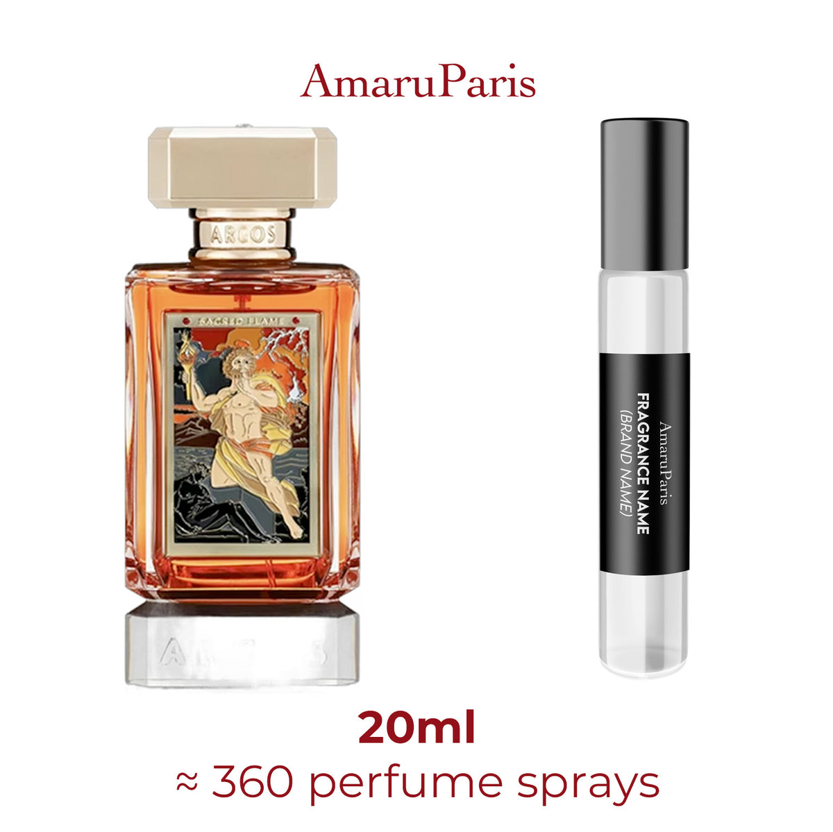 Parfum Sacred Flame Argos unisexe — échantillon 20 ml