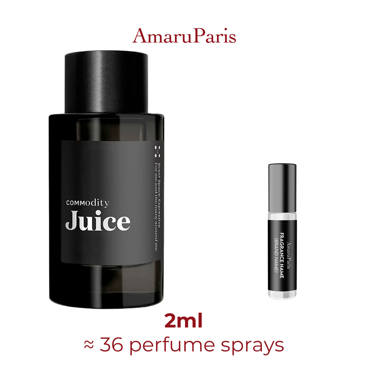 Parfum Juice Commodity unisexe — échantillon 2 ml