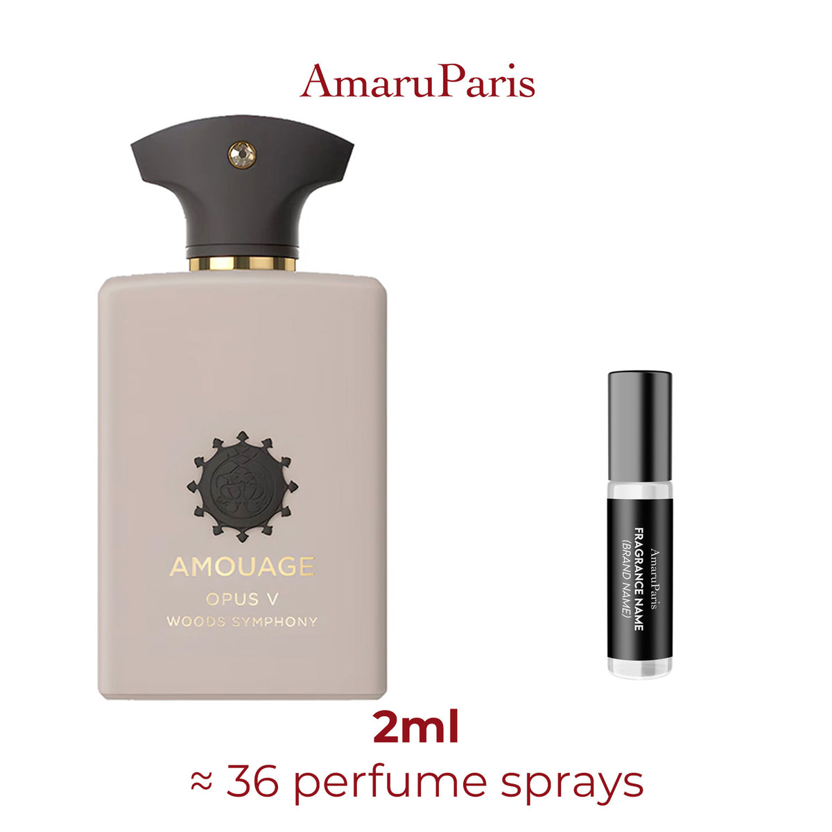 Parfum Opus V Woods Symphony Amouage unisexe — échantillon 2 ml