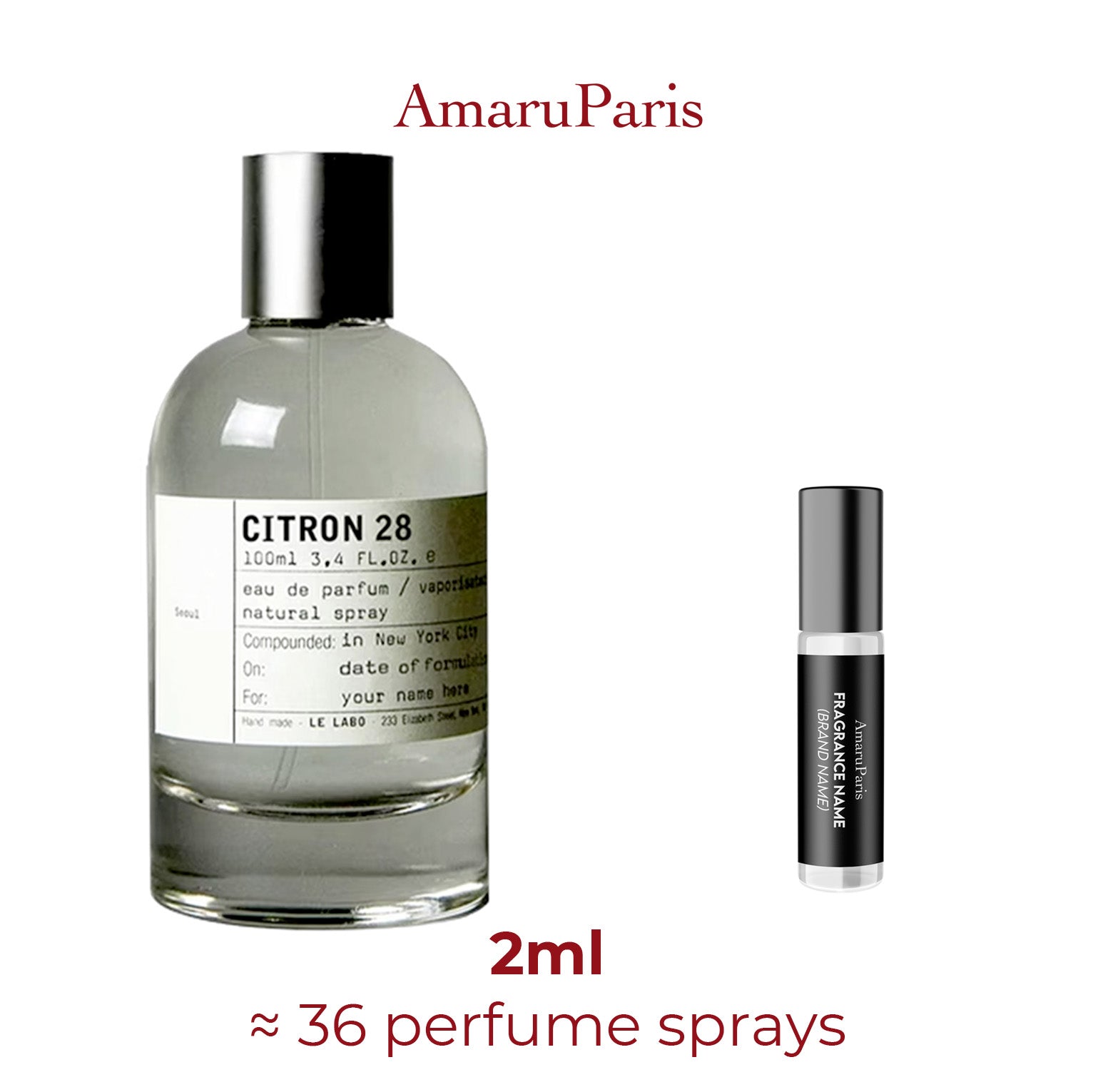 Parfum Citron 28 Seoul Le Labo unisexe AmaruParis