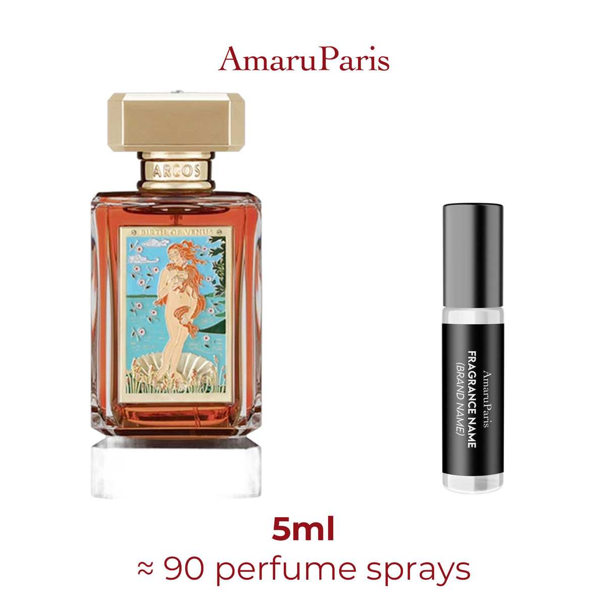 Parfum Birth of Venus Argos pour femme — échantillon 5 ml