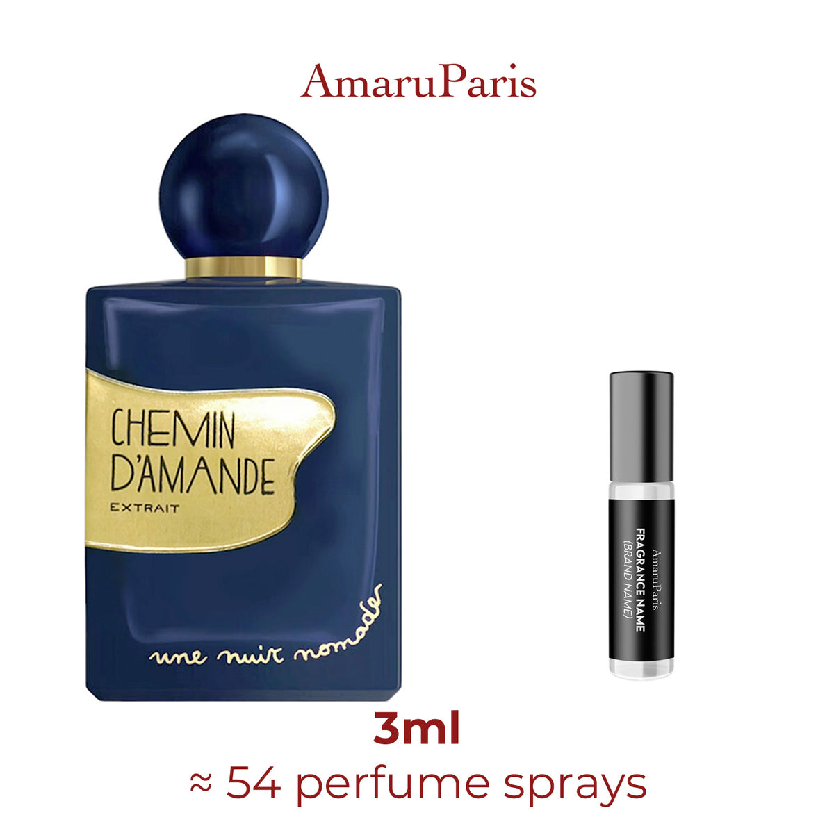 Parfum Chemin d'Amande Extrait Une Nuit Nomade unisexe
