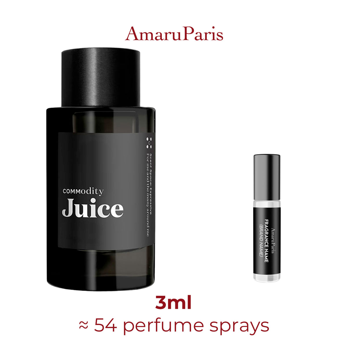 Parfum Juice Commodity unisexe — échantillon 3 ml
