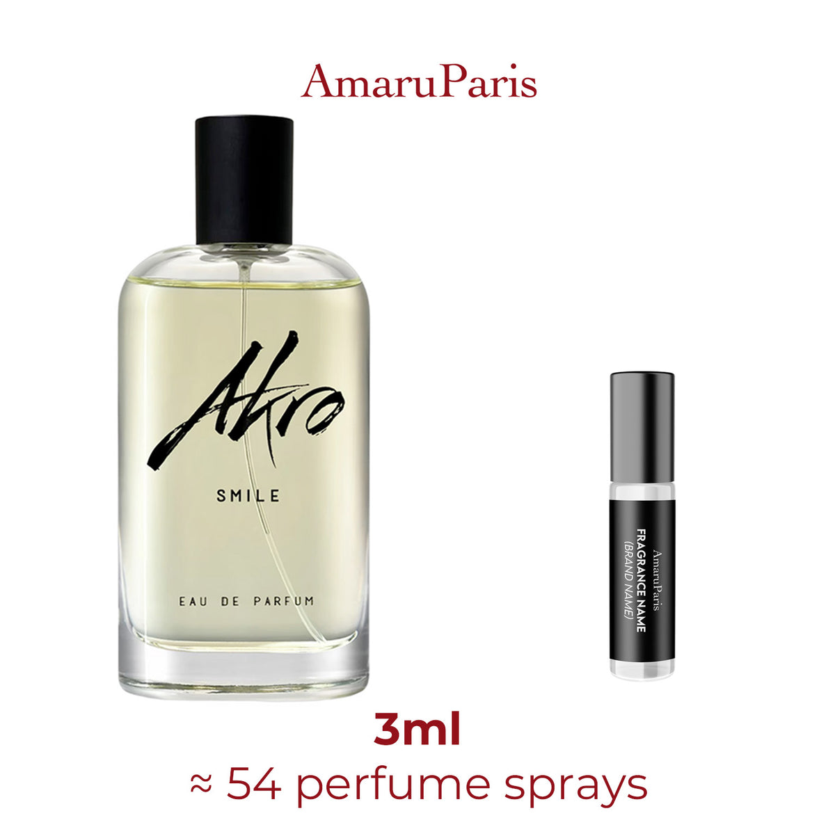 Parfum Smile Akro unisexe — échantillon 3 ml