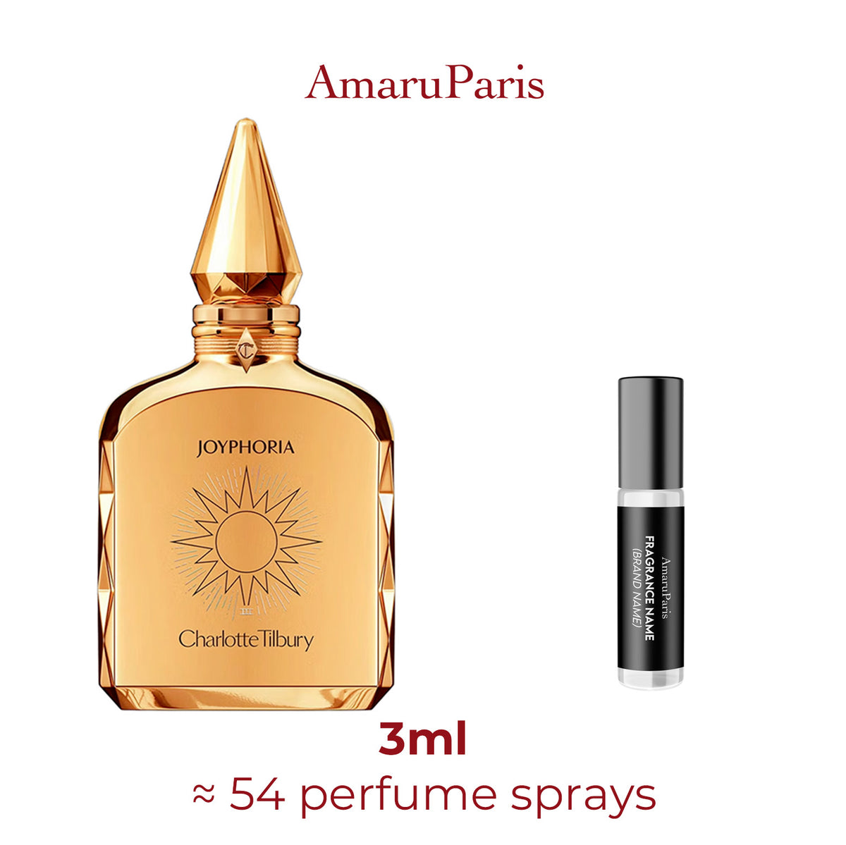Parfum Joyphoria Charlotte Tilbury unisexe — échantillon 3 ml