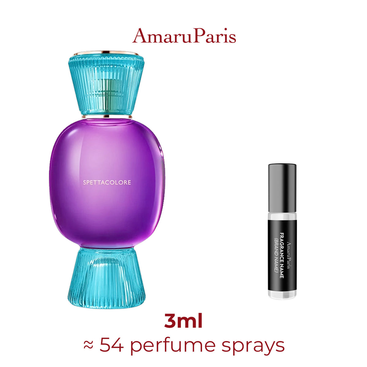 Parfum Spettacolore Bvlgari pour femme — échantillon 3 ml