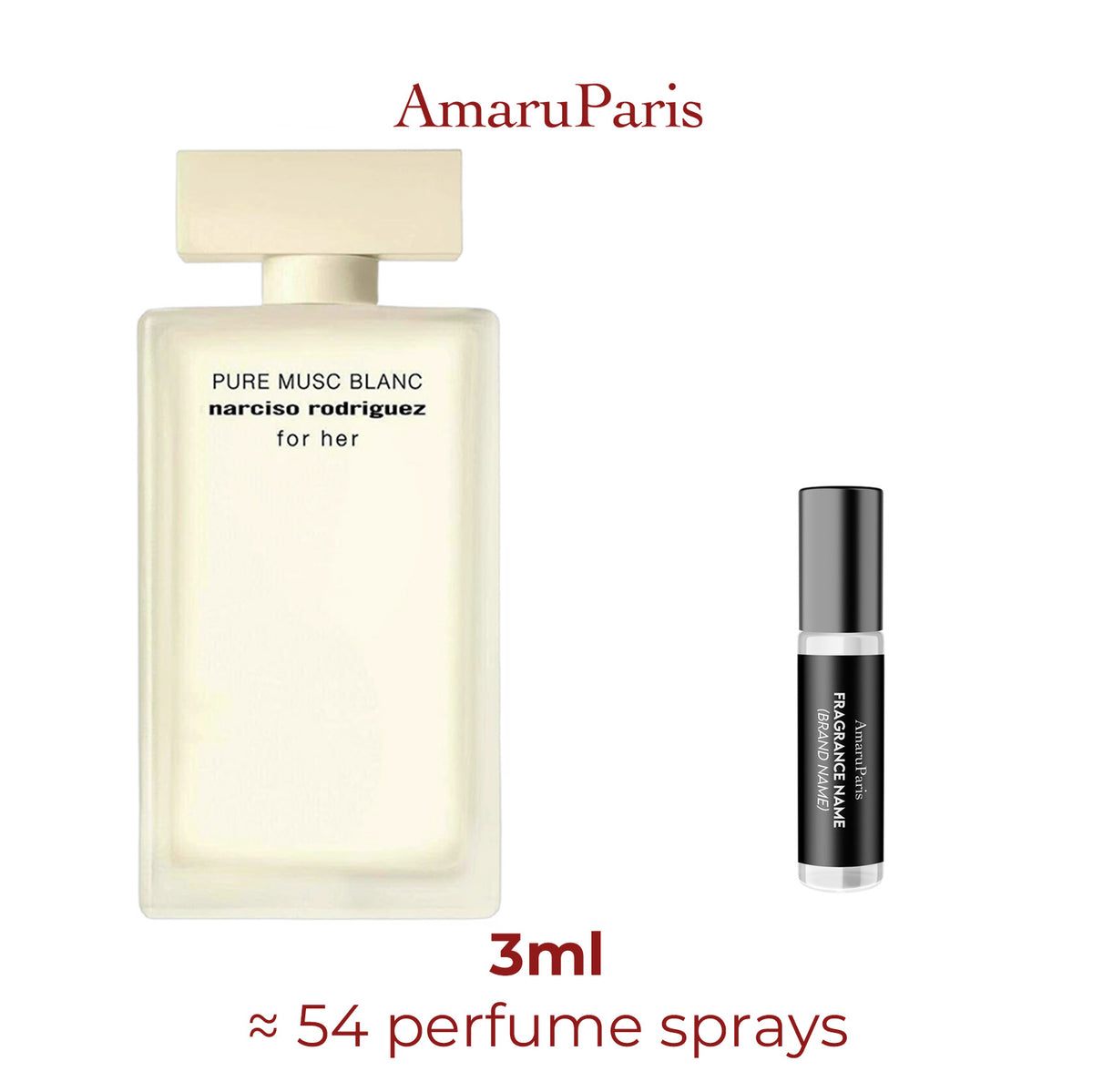 Pure Musc Blanc For Her Narciso Rodriguez échantillon 3ml