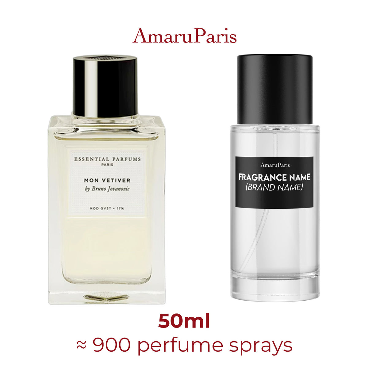 Parfum Mon Vétiver Essential Parfums unisexe — échantillon 50 ml