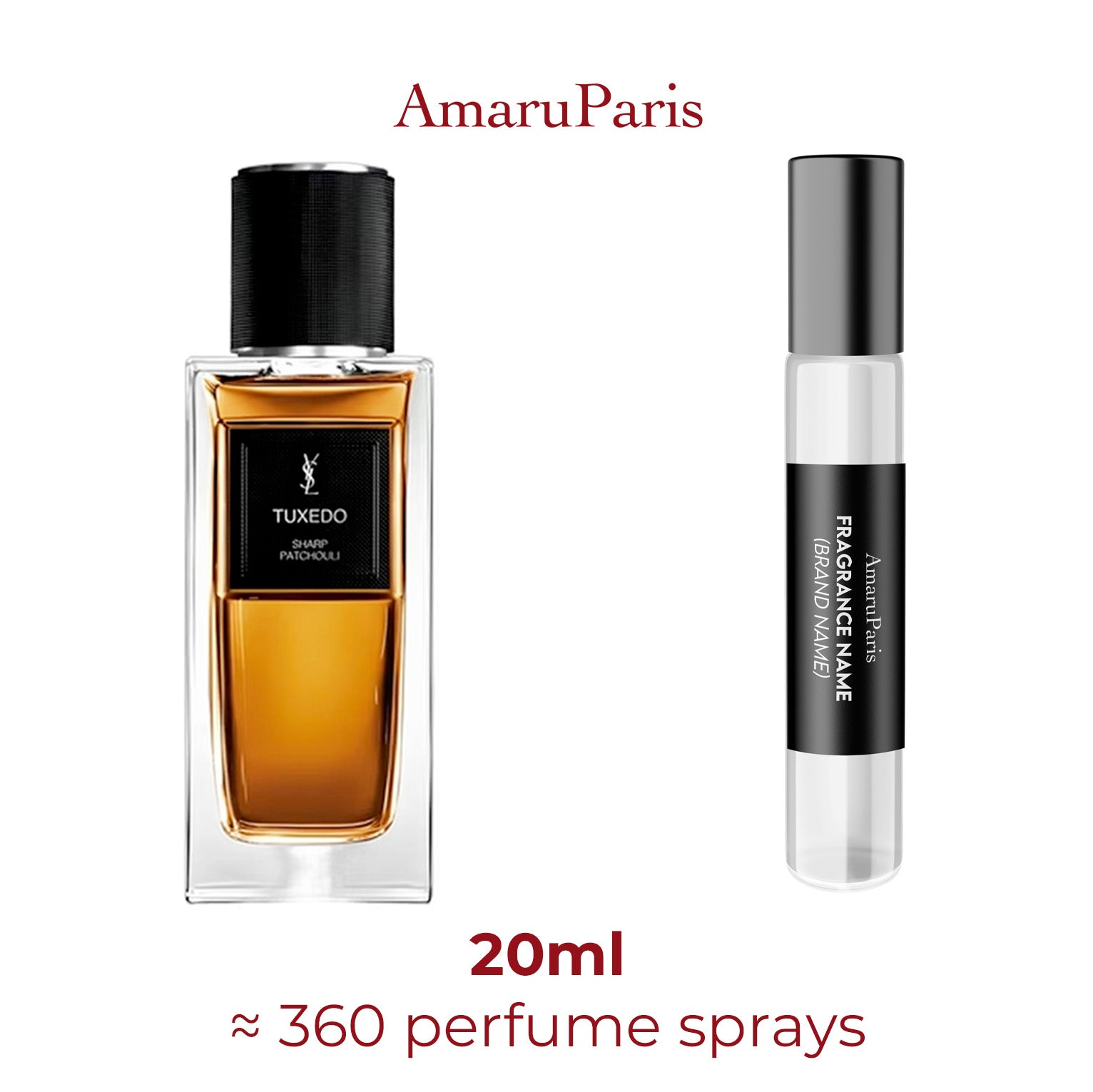 Parfum Tuxedo Sharp Patchouli Yves Saint Laurent — échantillon 20 ml