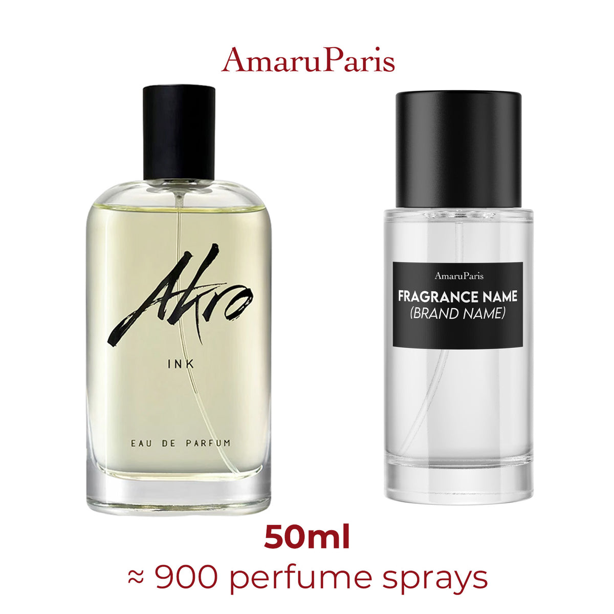 Parfum Ink Akro unisexe — échantillon 50 ml