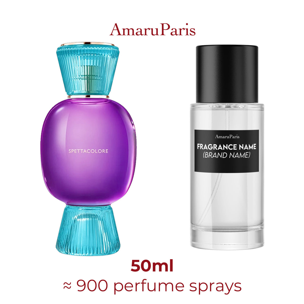 Parfum Spettacolore Bvlgari pour femme — échantillon 50 ml