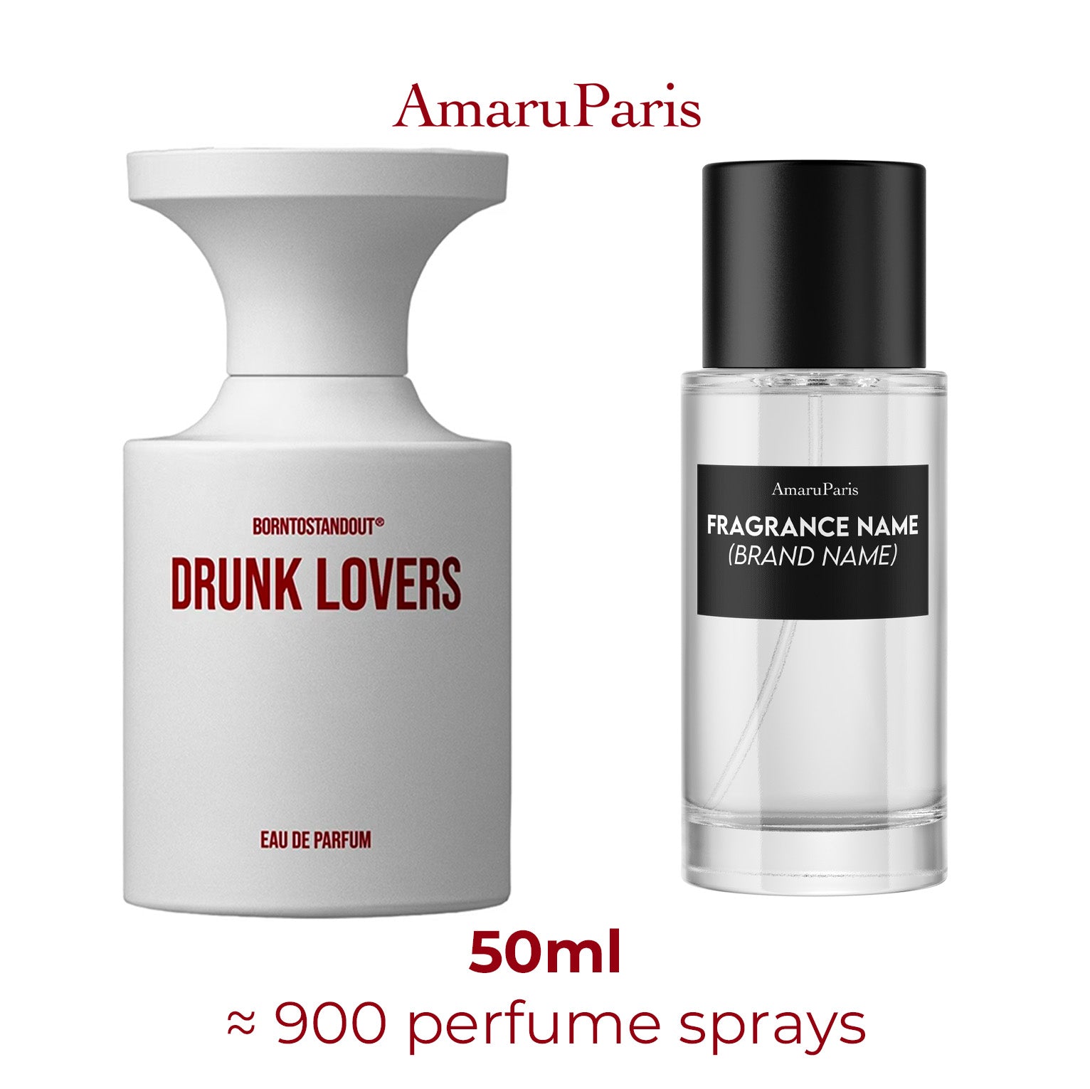 Parfum Drunk Lovers BORNTOSTANDOUT unisexe
