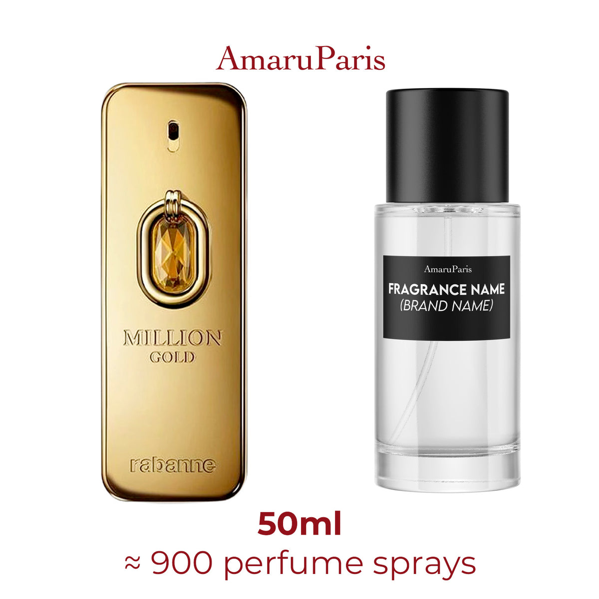 Parfum Million Gold Elixir Rabanne pour homme — échantillon 50 ml