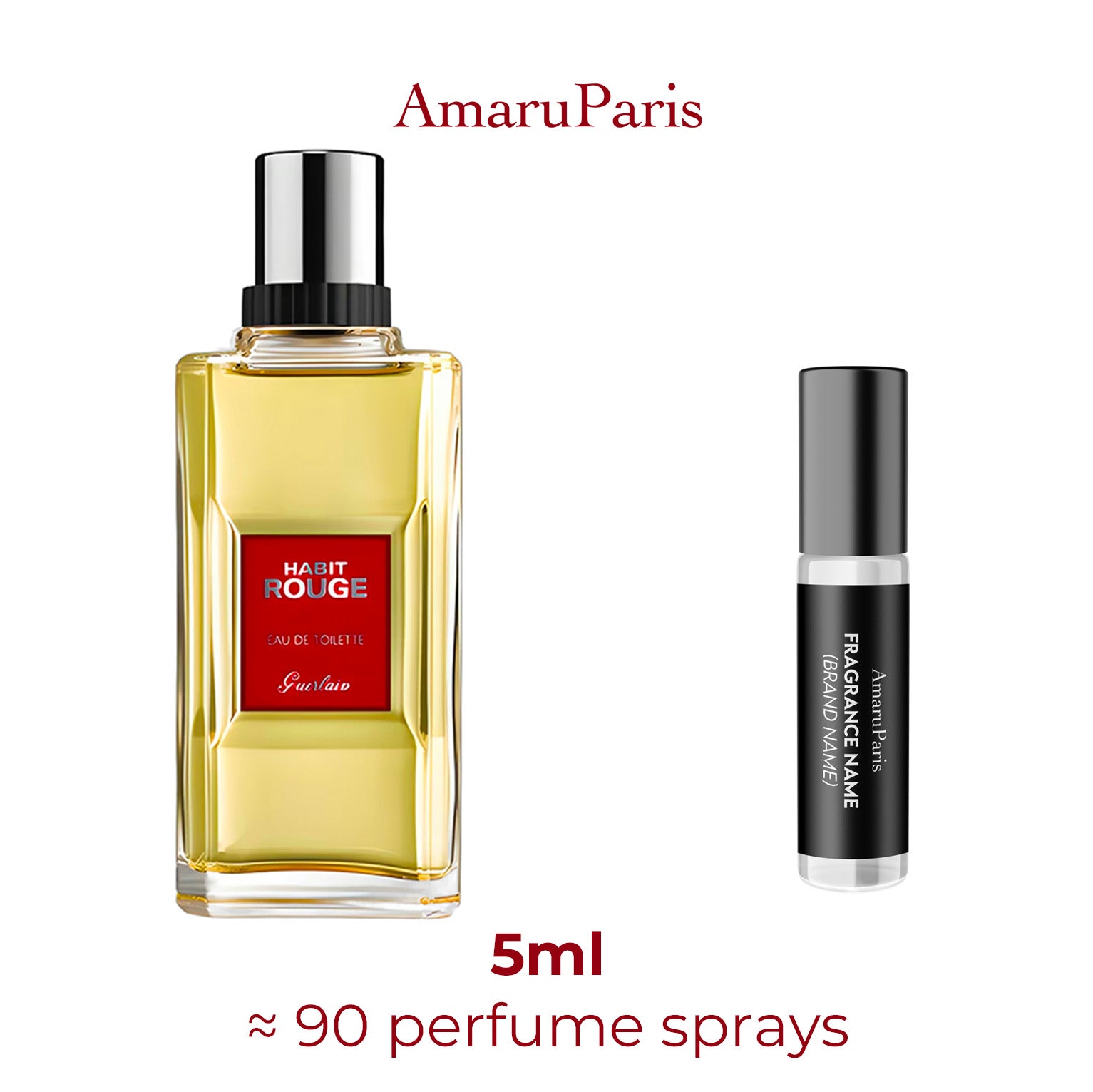 Parfum Habit Rouge Eau de Toilette Guerlain homme