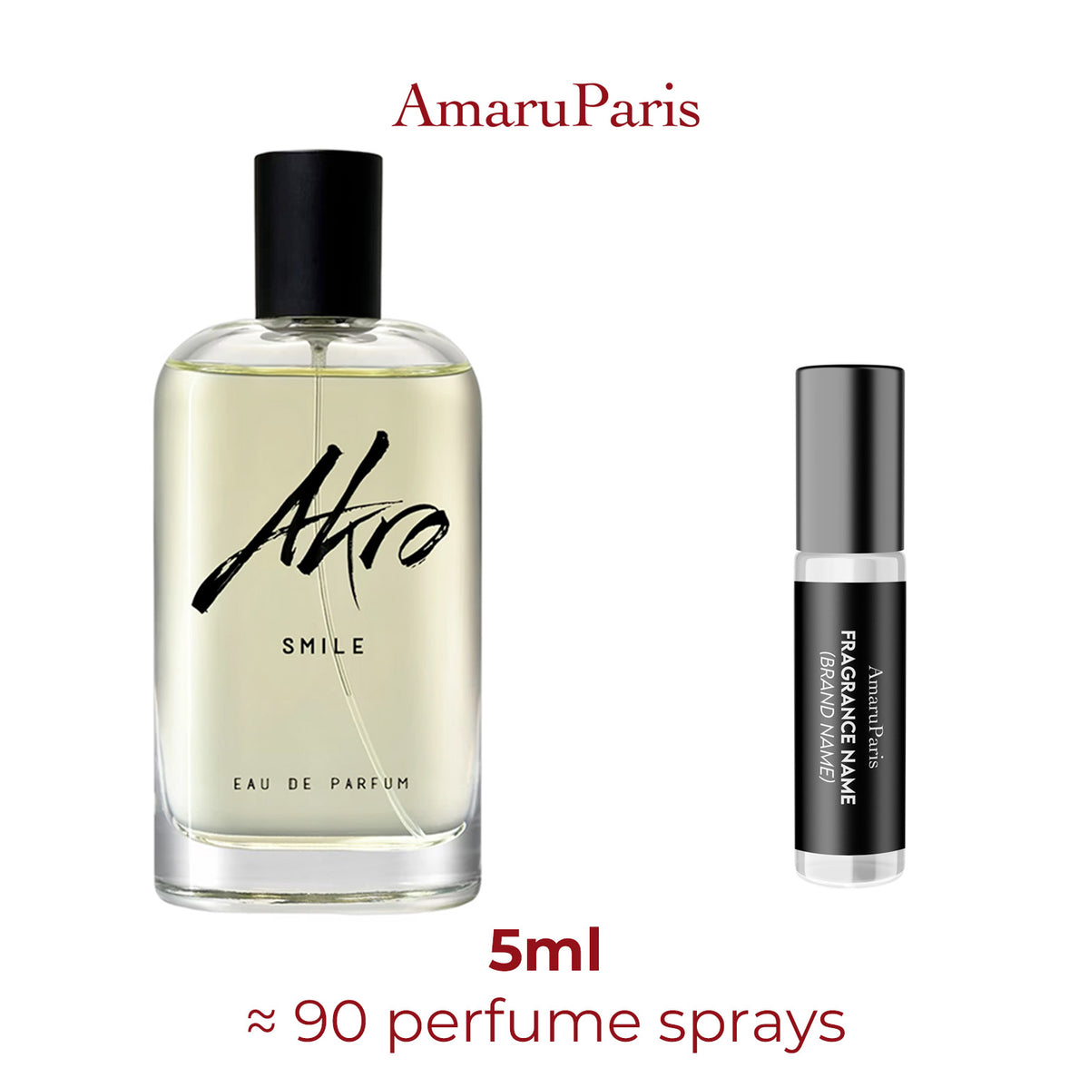 Parfum Smile Akro unisexe — échantillon 5 ml