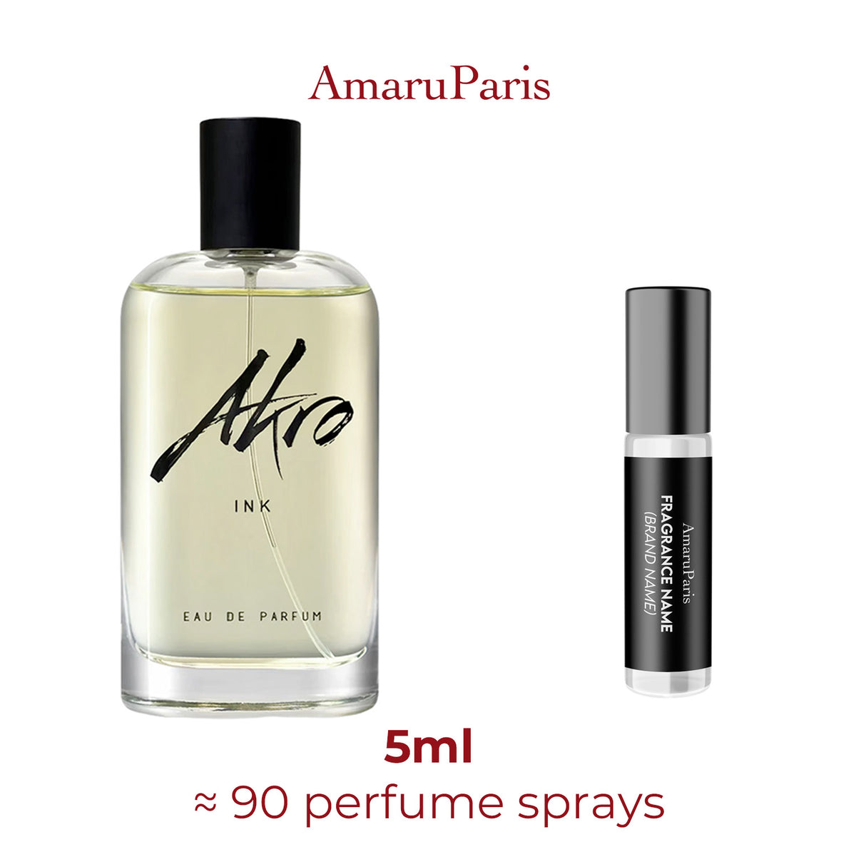 Parfum Ink Akro unisexe — échantillon 5 ml