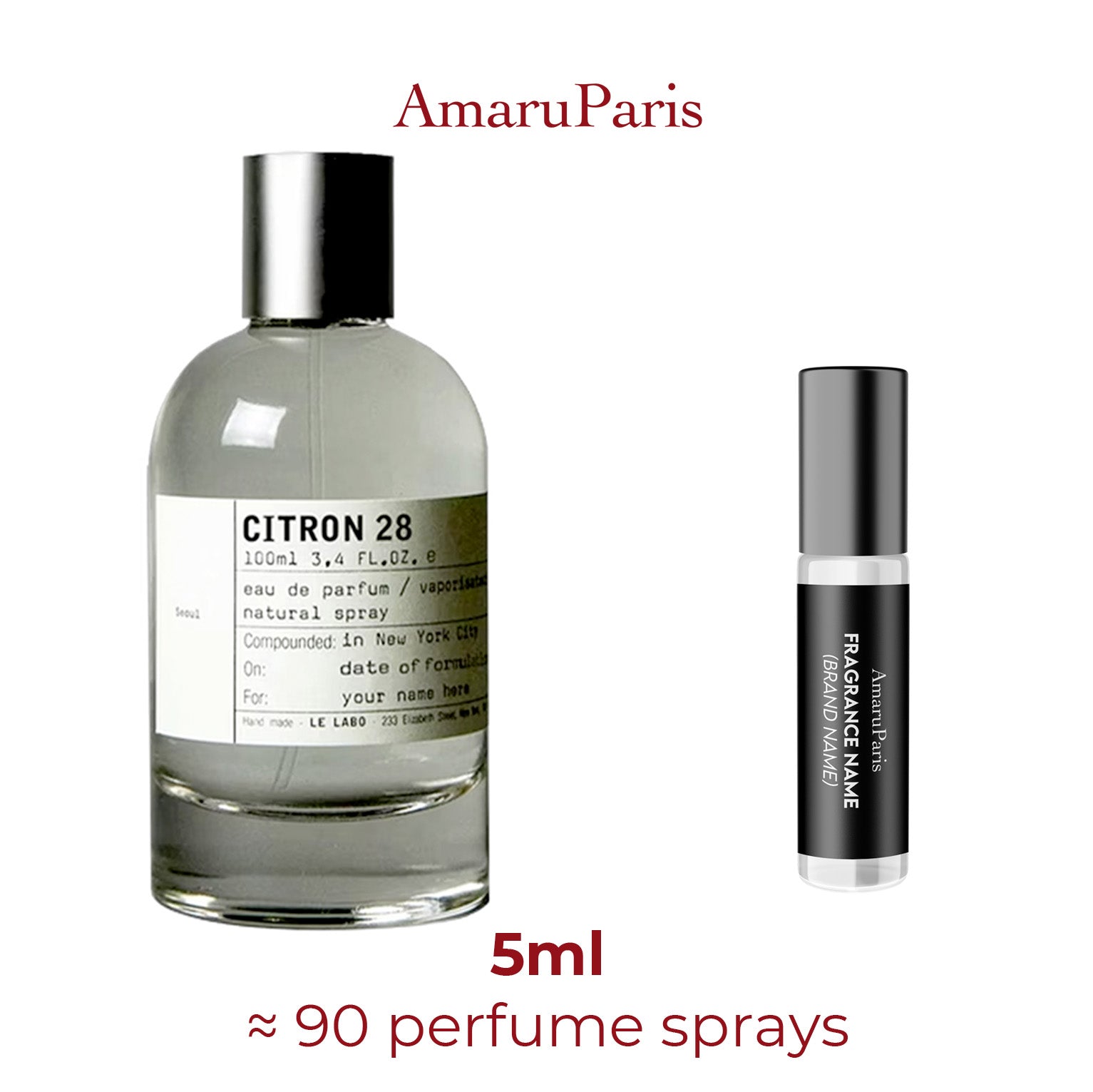 Parfum Citron 28 Seoul Le Labo unisexe AmaruParis