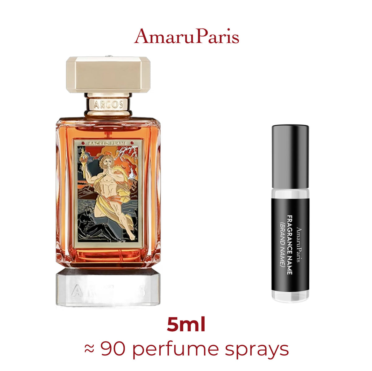 Parfum Sacred Flame Argos unisexe — échantillon 5 ml