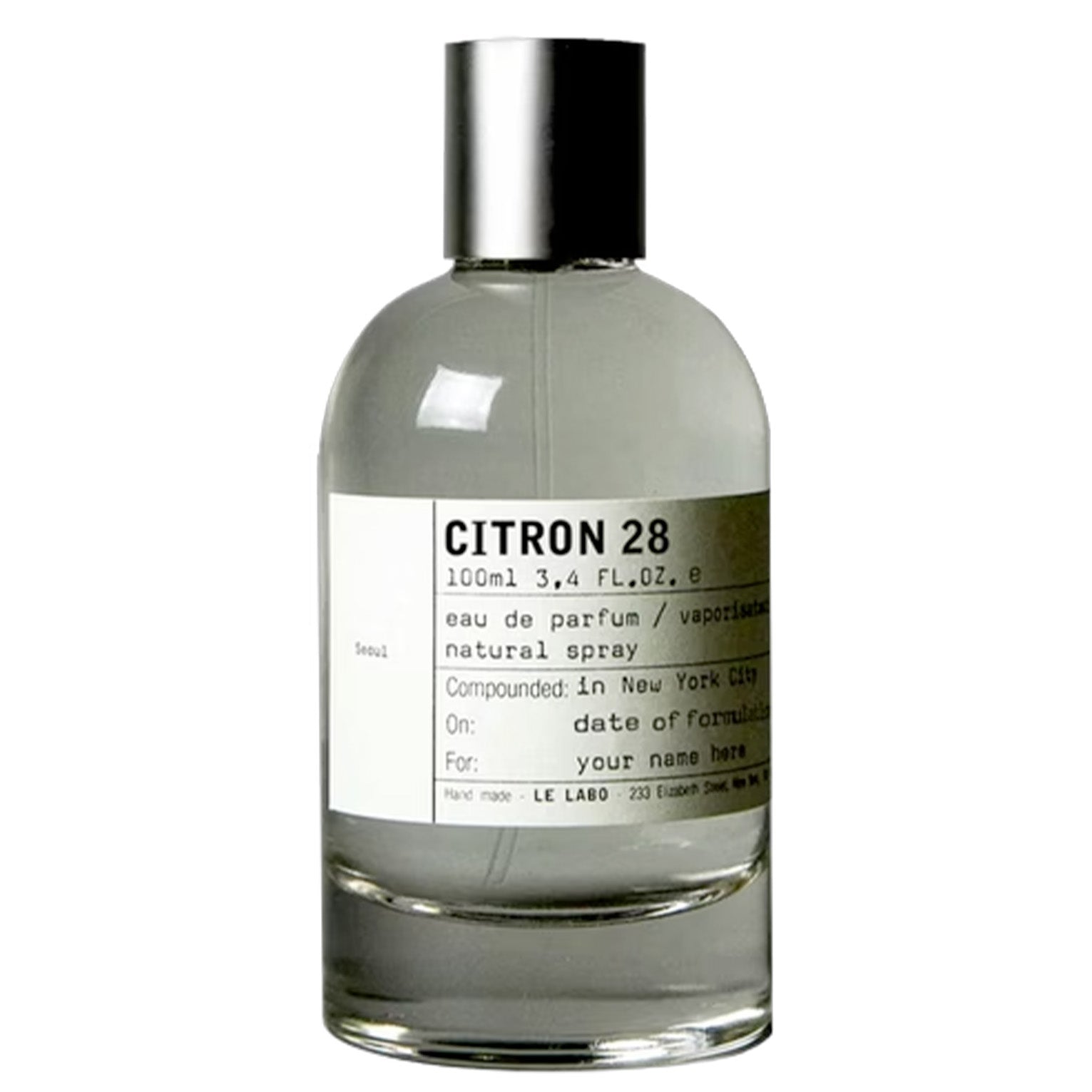 Parfum Citron 28 Seoul Le Labo unisexe AmaruParis