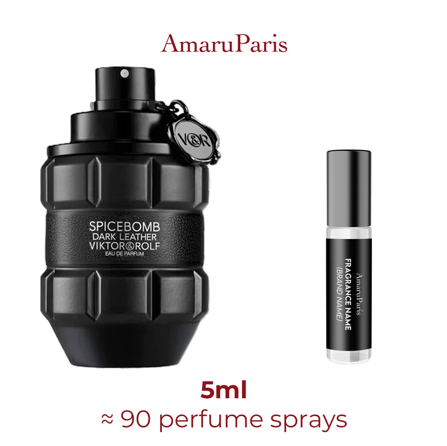Parfum Spicebomb Dark Leather Viktor&Rolf — échantillon 5 ml