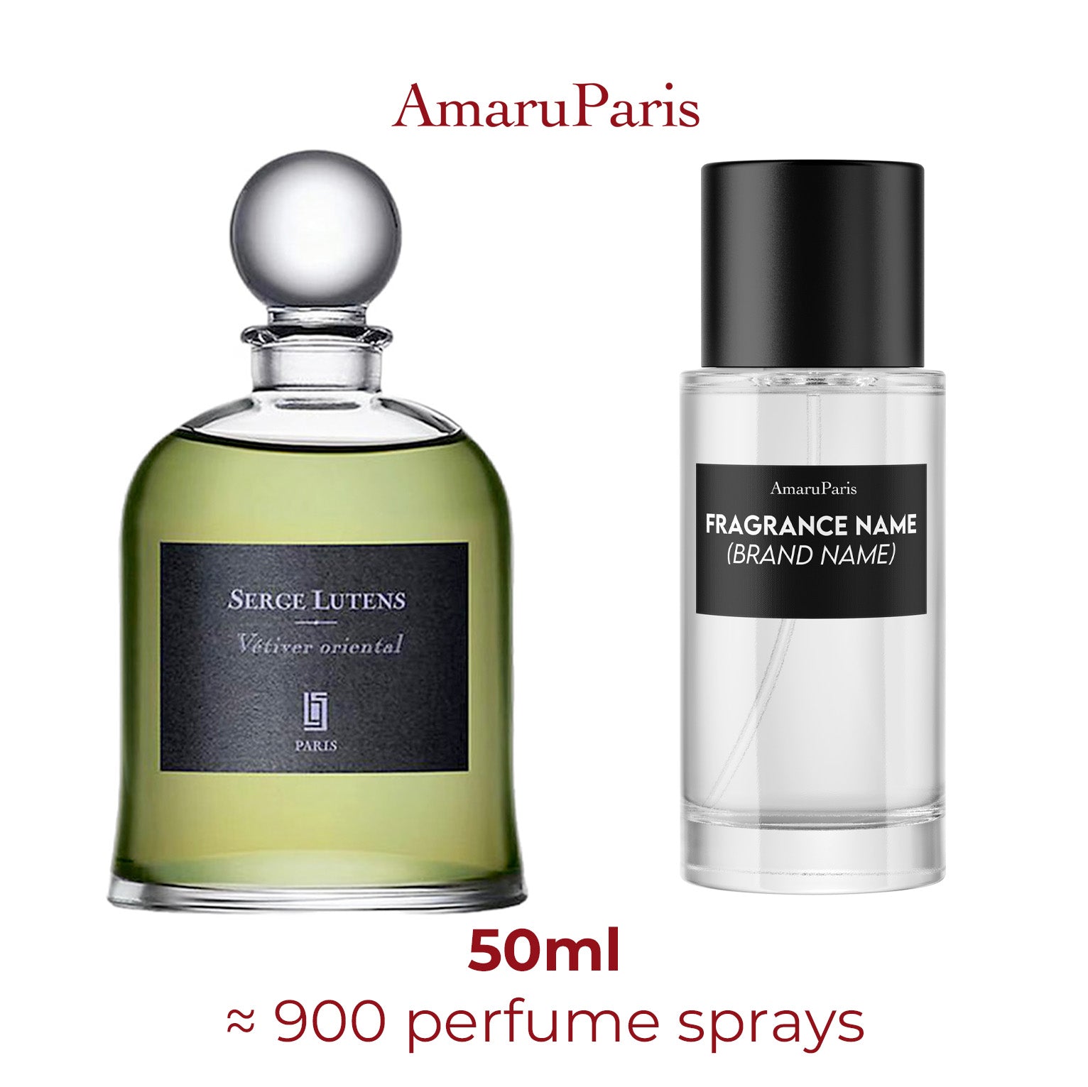 Parfum Vétiver Oriental Serge Lutens — échantillon 50 ml