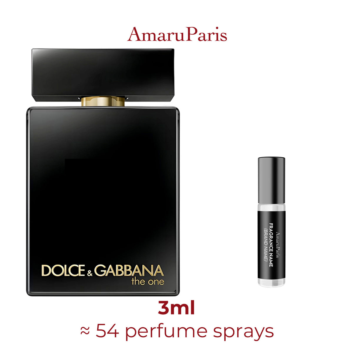 Parfum The One for Men Eau de Parfum Intense Dolce & Gabbana pour homme — échantillon 3 ml
