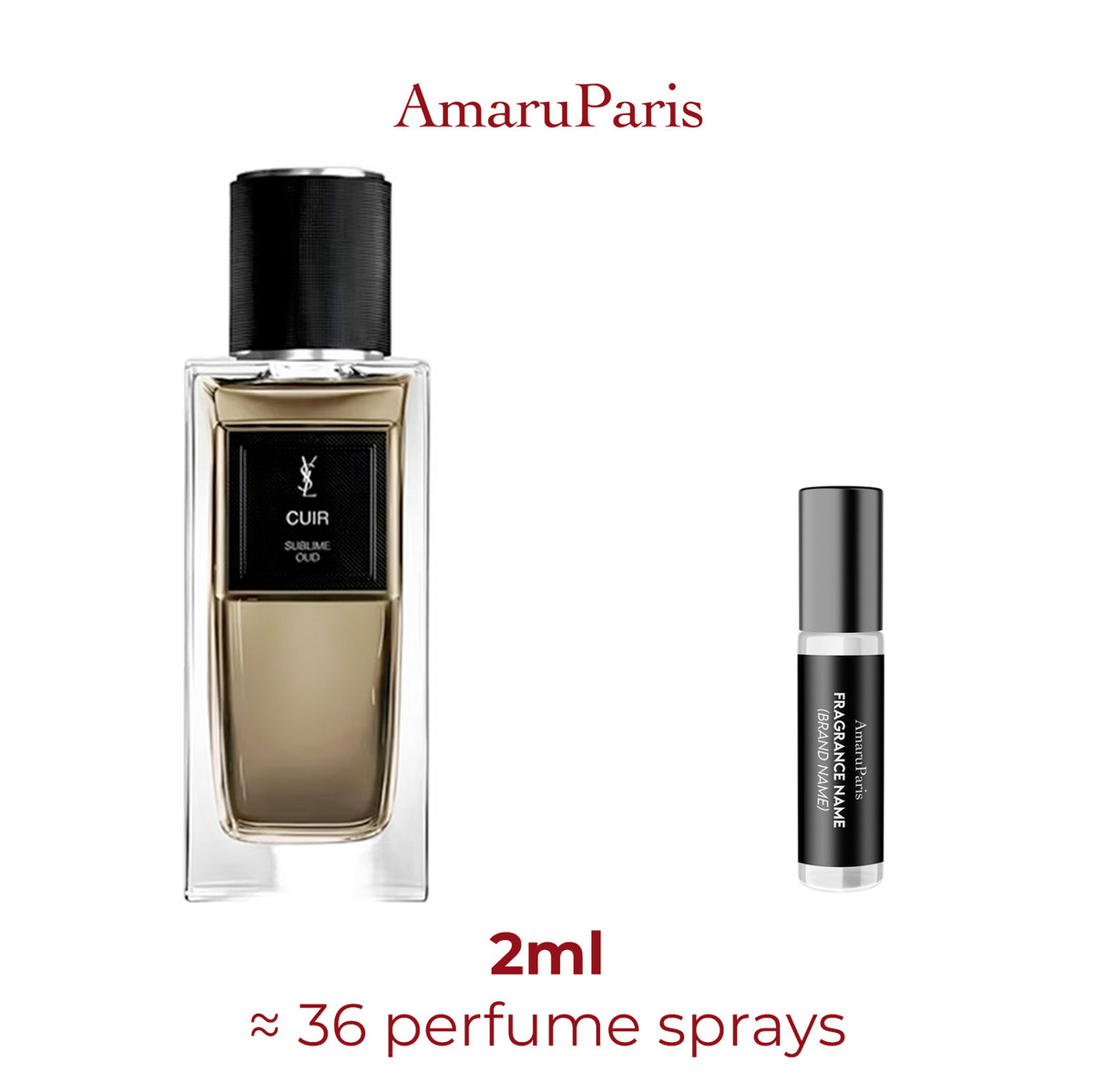 Parfum Cuir Sublime Oud Yves Saint Laurent unisexe — échantillon 2 ml