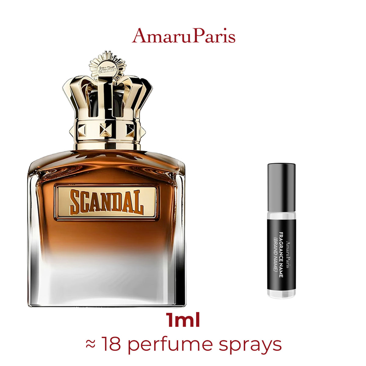 Parfum Scandal Pour Homme Elixir Jean Paul Gaultier pour homme — échantillon 1 ml