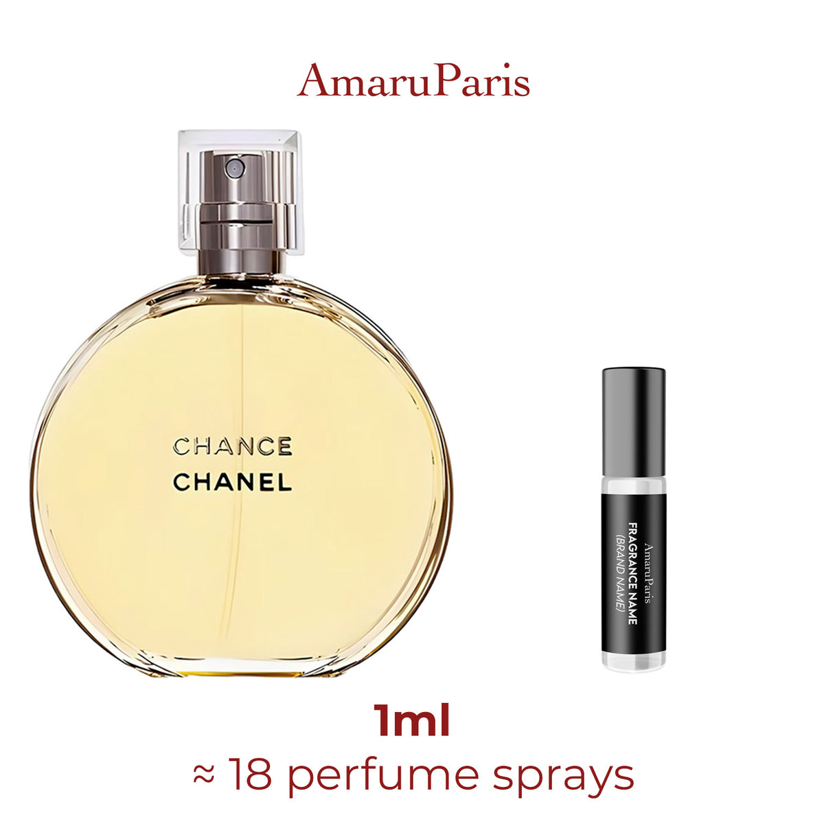 Chance Eau de Toilette Chanel échantillon 1ml