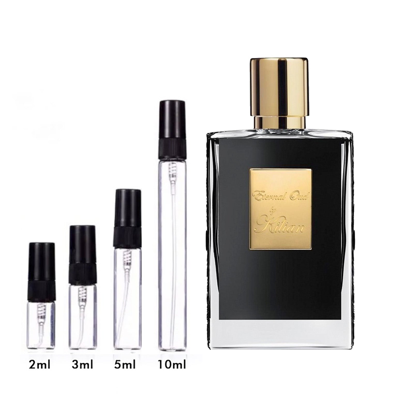 Parfum Eternal Oud By Kilian — flacon et échantillons