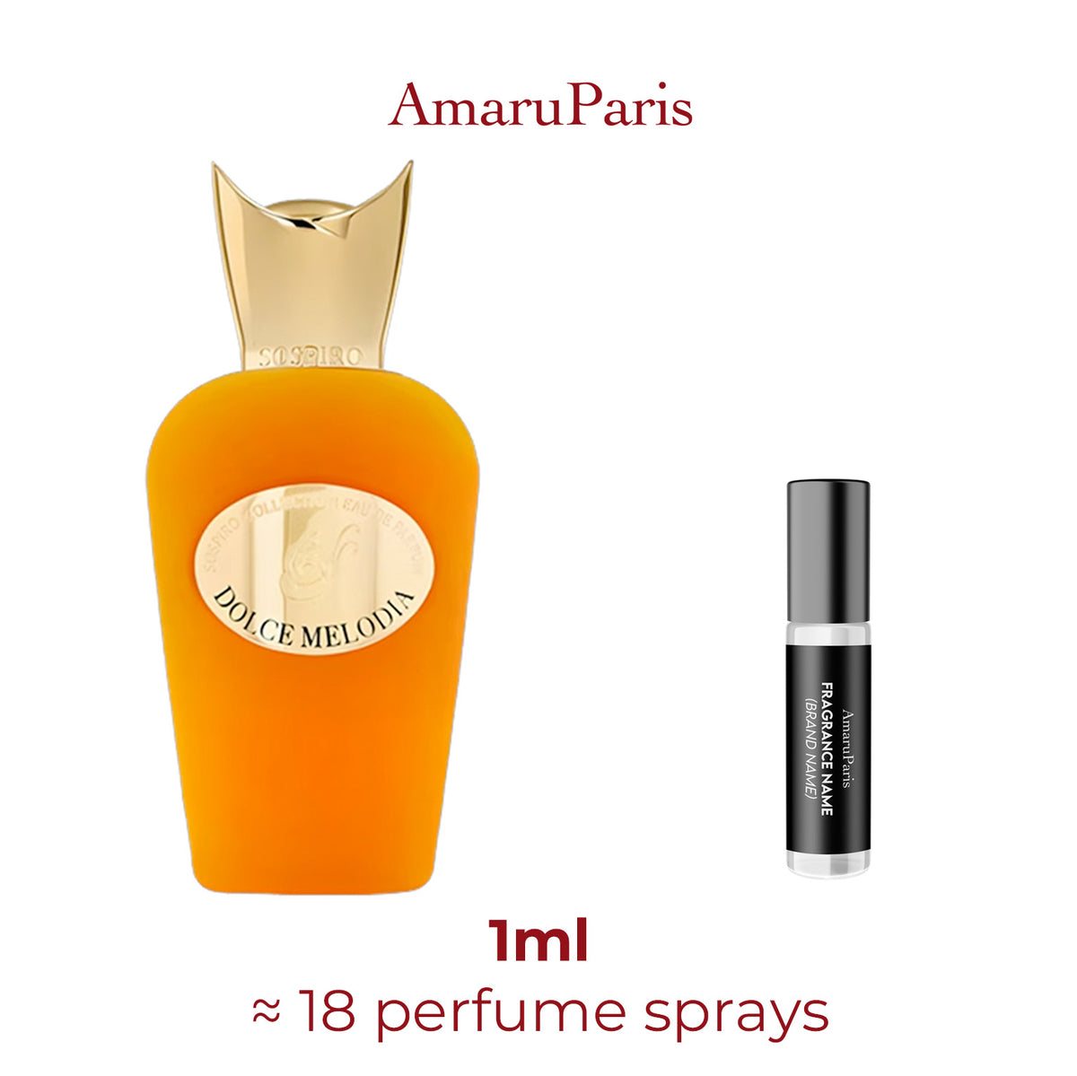 Parfum Dolce Melodia Sospiro Perfumes unisexe — échantillon 1 ml