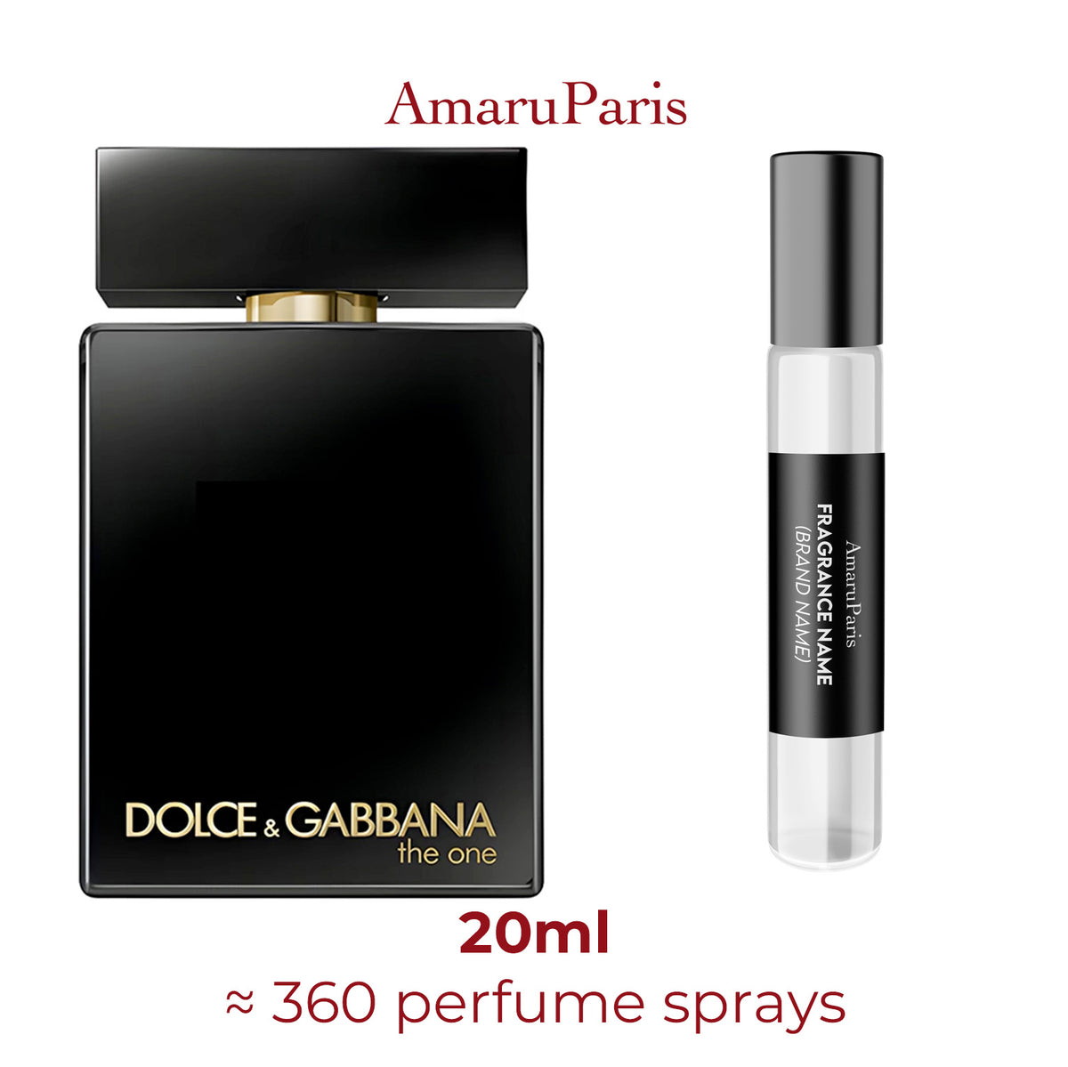 Parfum The One for Men Eau de Parfum Intense Dolce & Gabbana pour homme — échantillon 20 ml