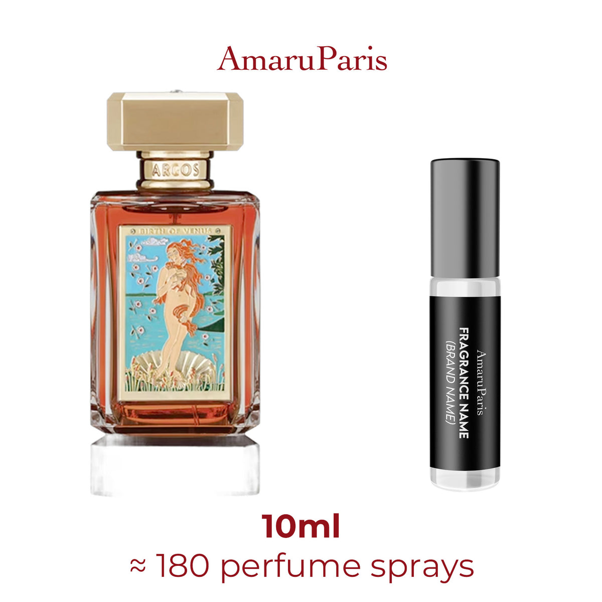 Parfum Birth of Venus Argos pour femme — échantillon 10 ml