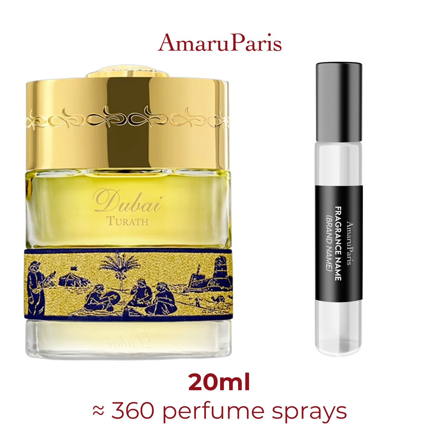Parfum Turath The Spirit of Dubai — échantillon 20 ml
