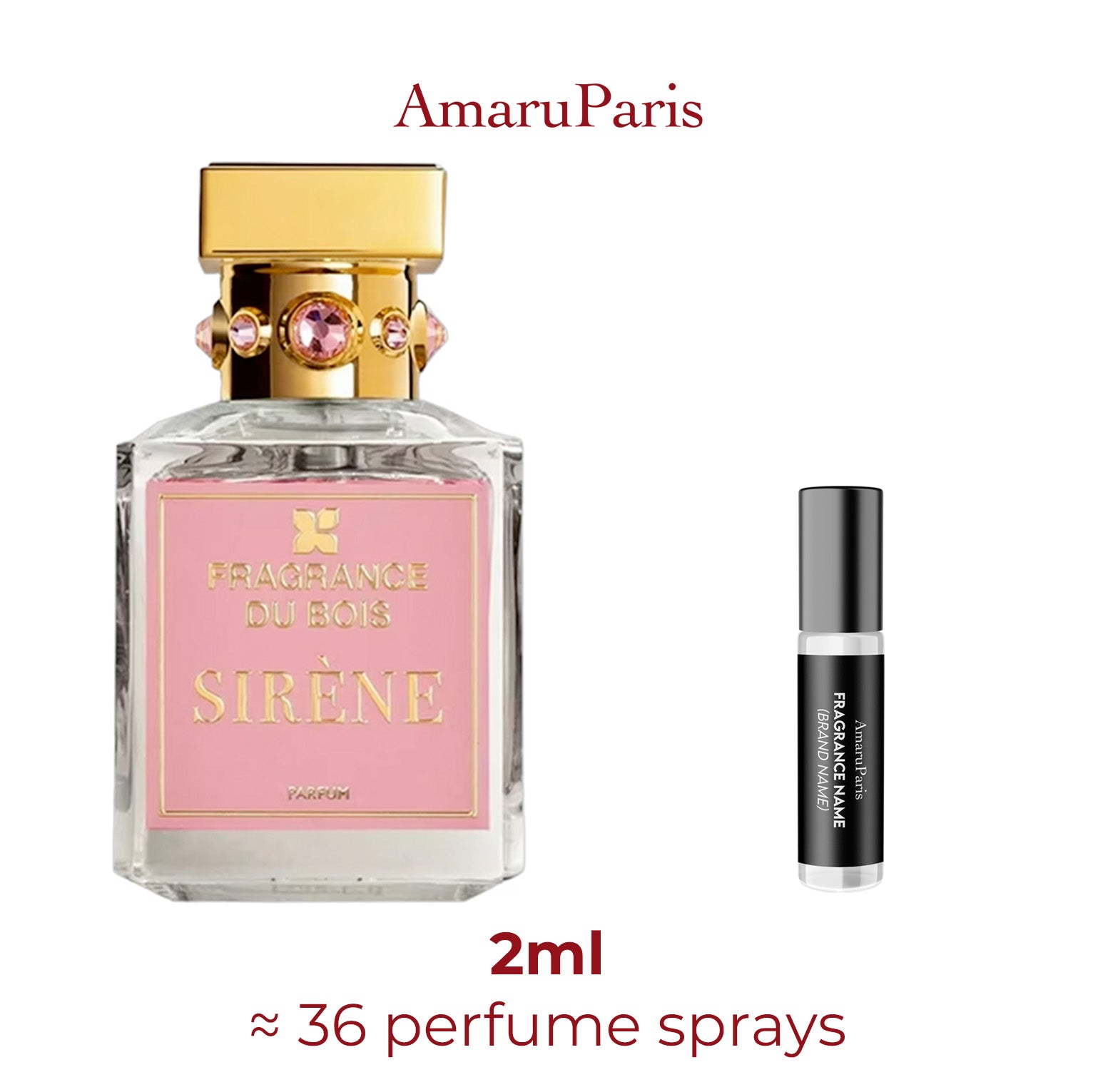 Parfum Sirène Fragrance Du Bois — échantillon 2 ml